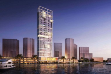 The first and tallest tower in Dubai Maritime City
