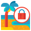 private beach
