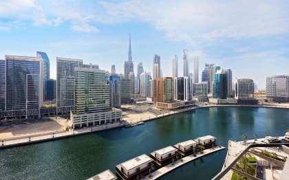 Fully Furnished Luxury 1 BHK with Burj and Canal View in Business Bay