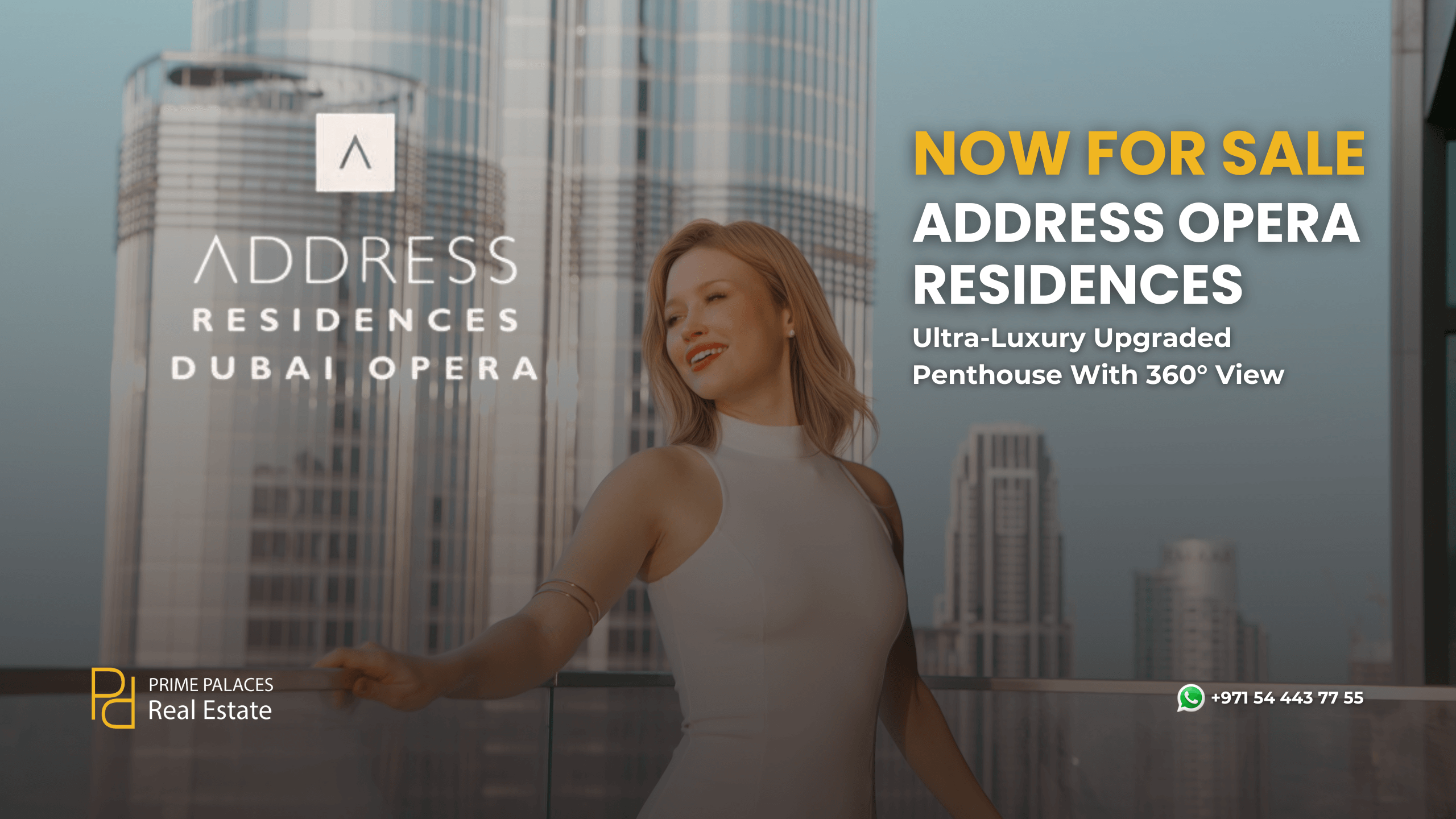 Luxury Penthouse In  Address Residences Dubai Opera