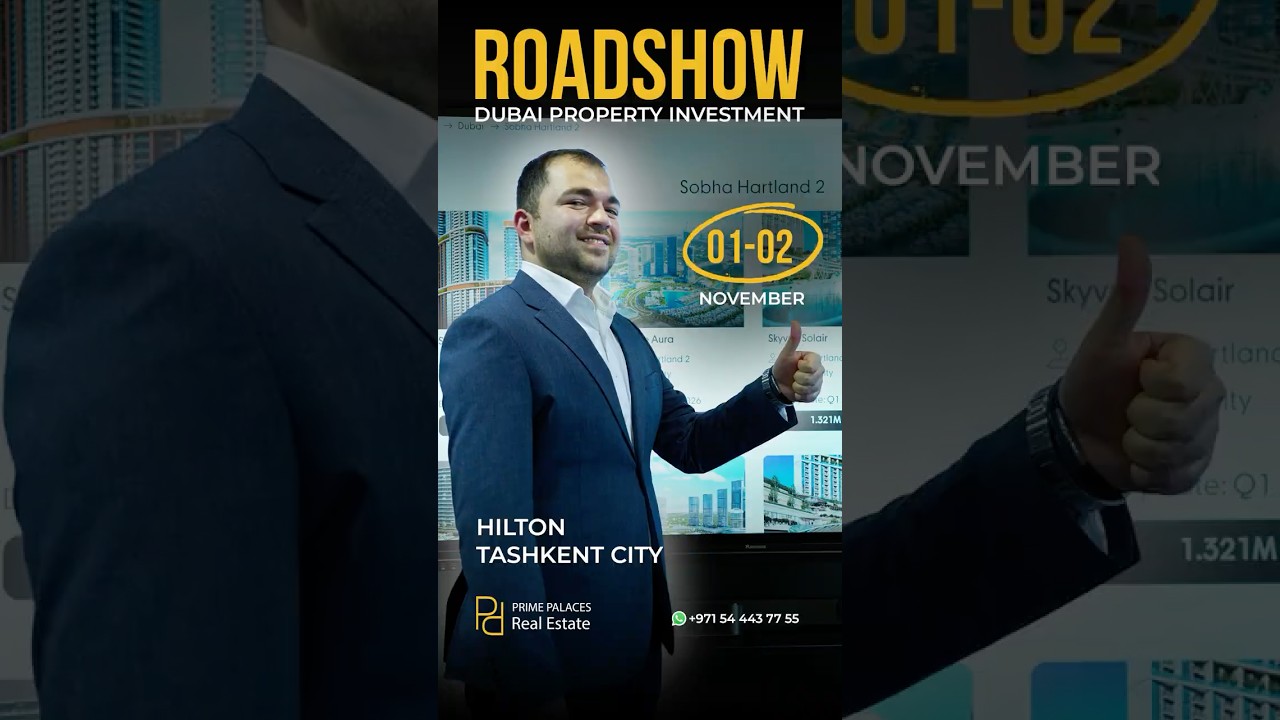 Sobha Realty Roadshow in Tashkent | Dubai Investment Exhibition 2025